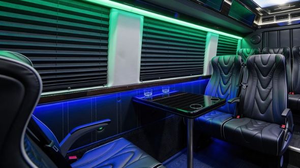 18 passenger sprinter van inside houston