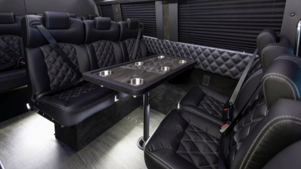 houston 10 passenger sprinter van interior