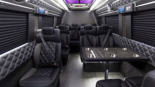 houston 15 passenger sprinter van interior