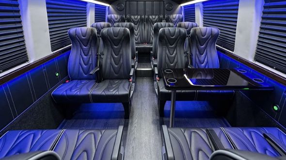 houston 20 passenger sprinter van interior