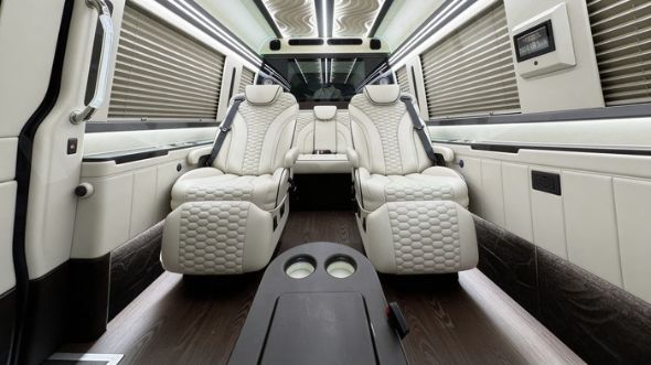 houston 8 passenger sprinter van interior