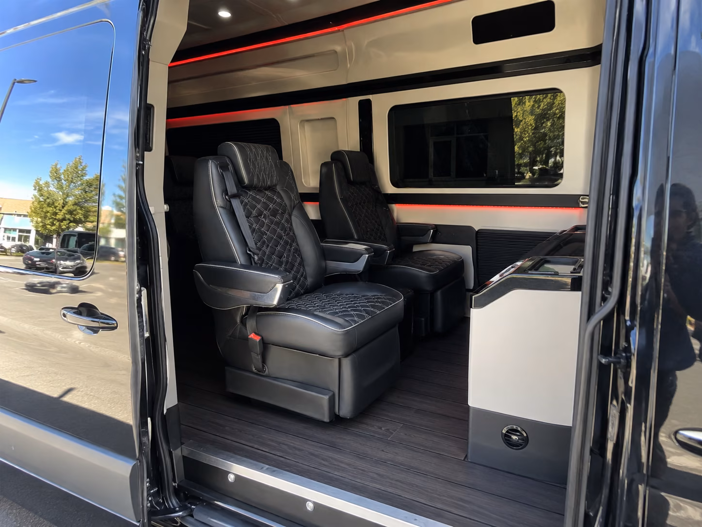 houston 10 passenger sprinter van interior