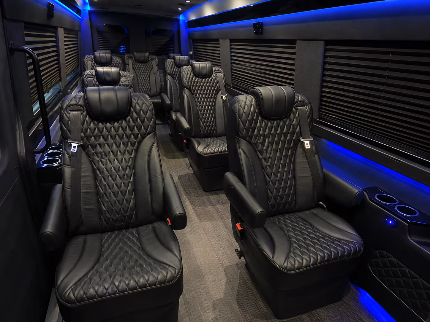 houston 18 passenger sprinter van inside