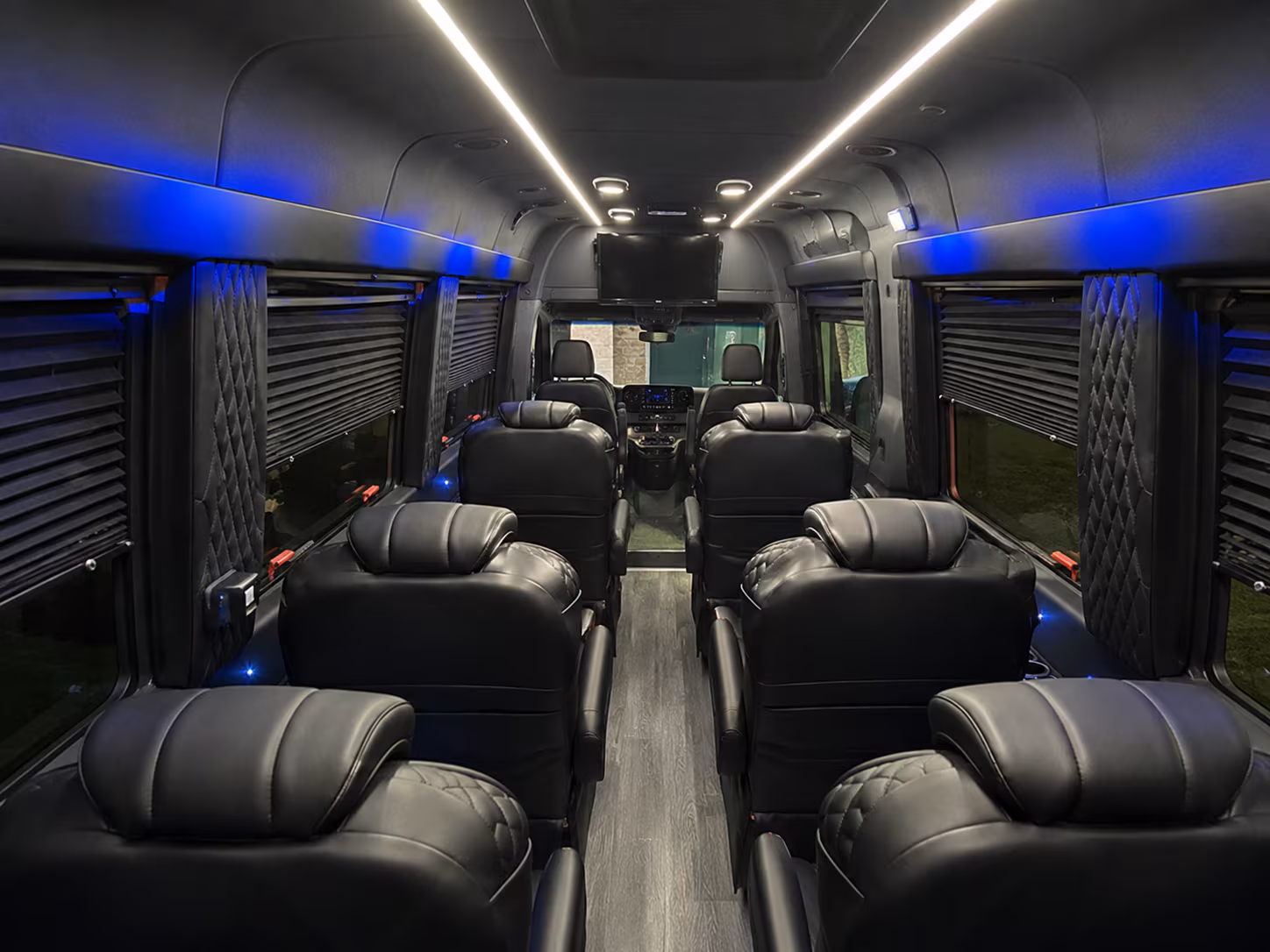 houston 20 passenger sprinter van inside