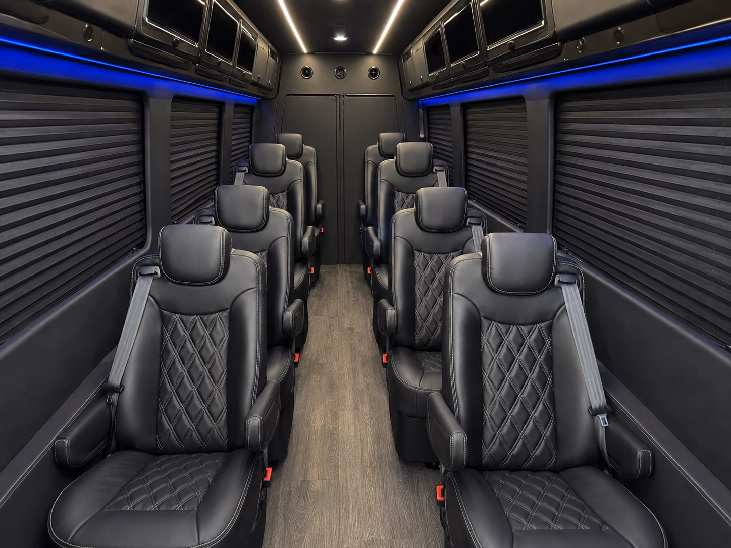 houston 8 passenger sprinter van inside