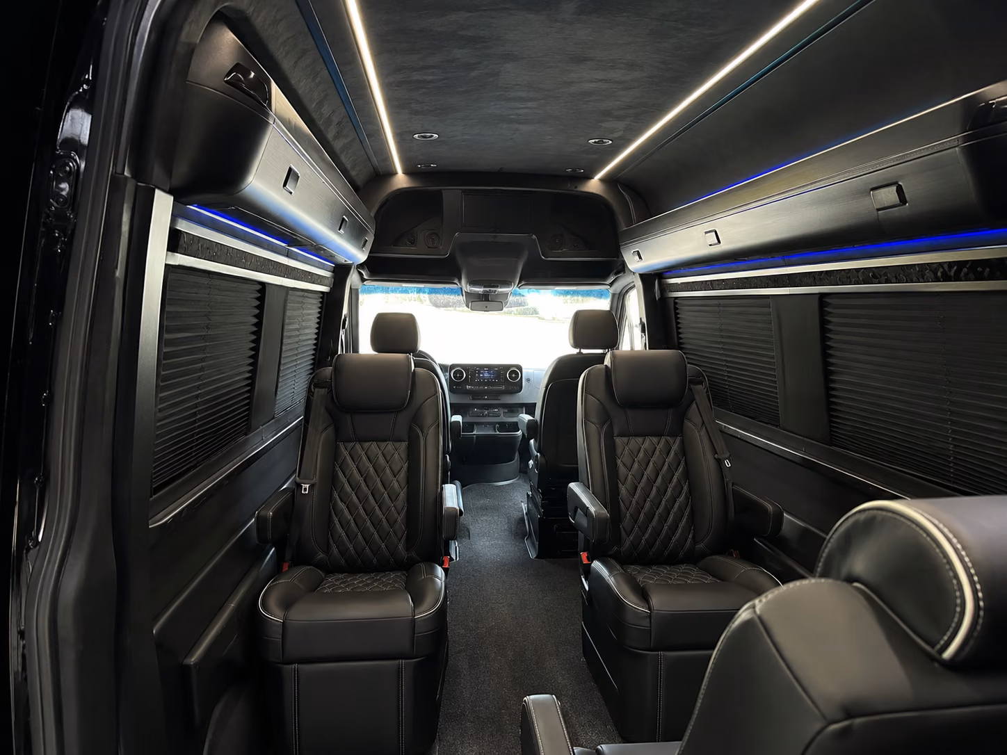 houston 8 passenger sprinter van interior