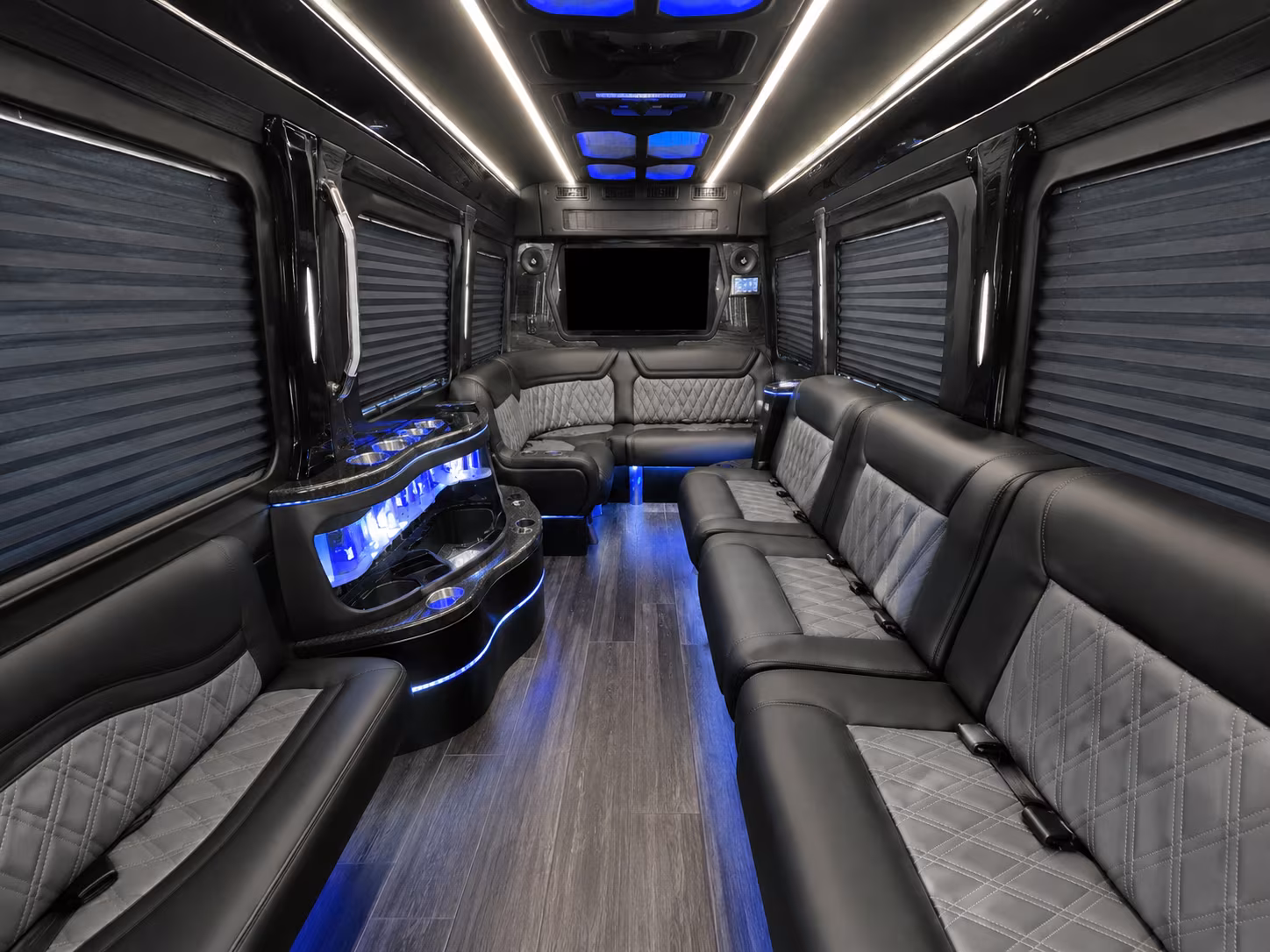 houston sprinter limousine inside