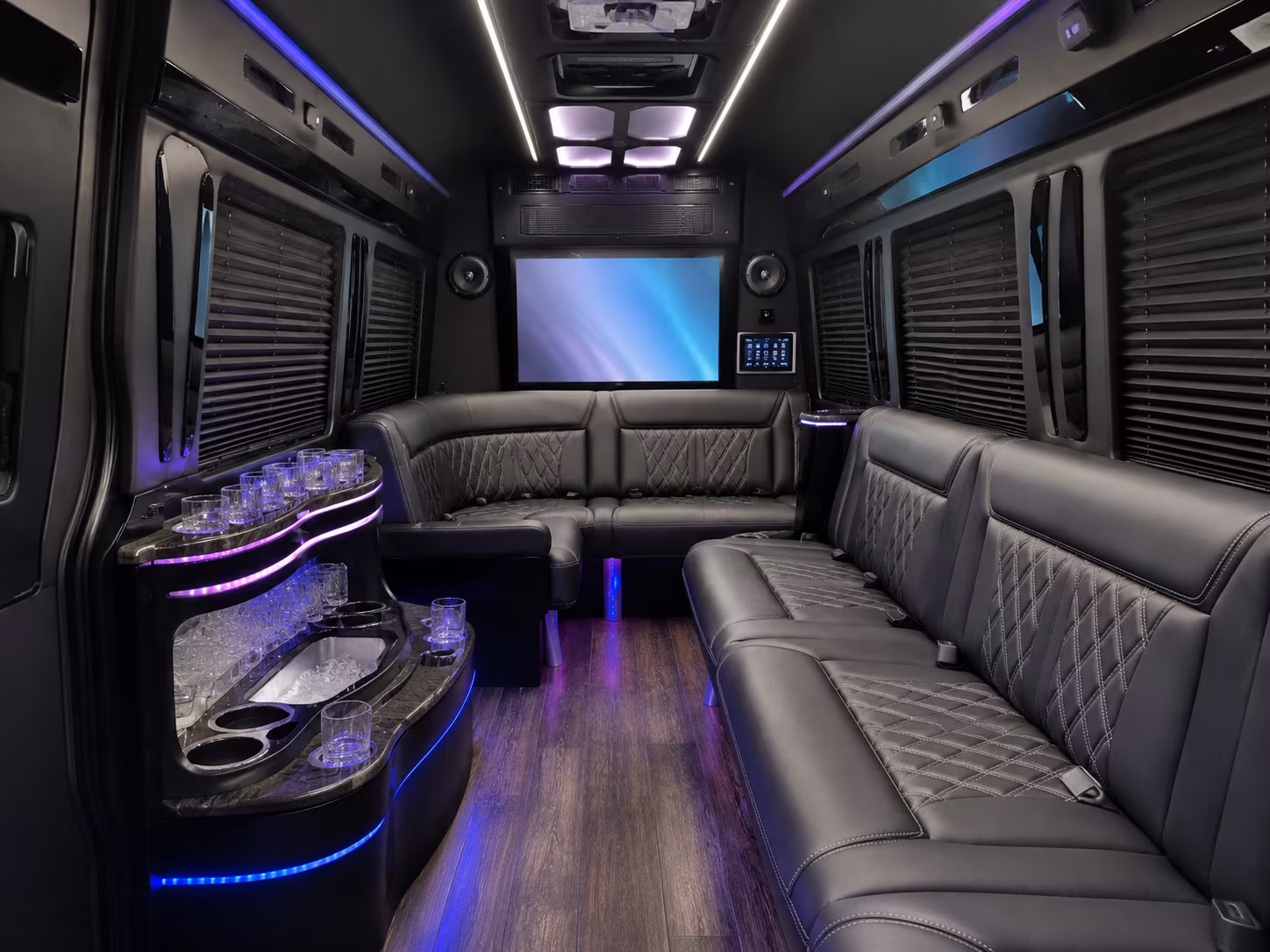houston sprinter limousine interior