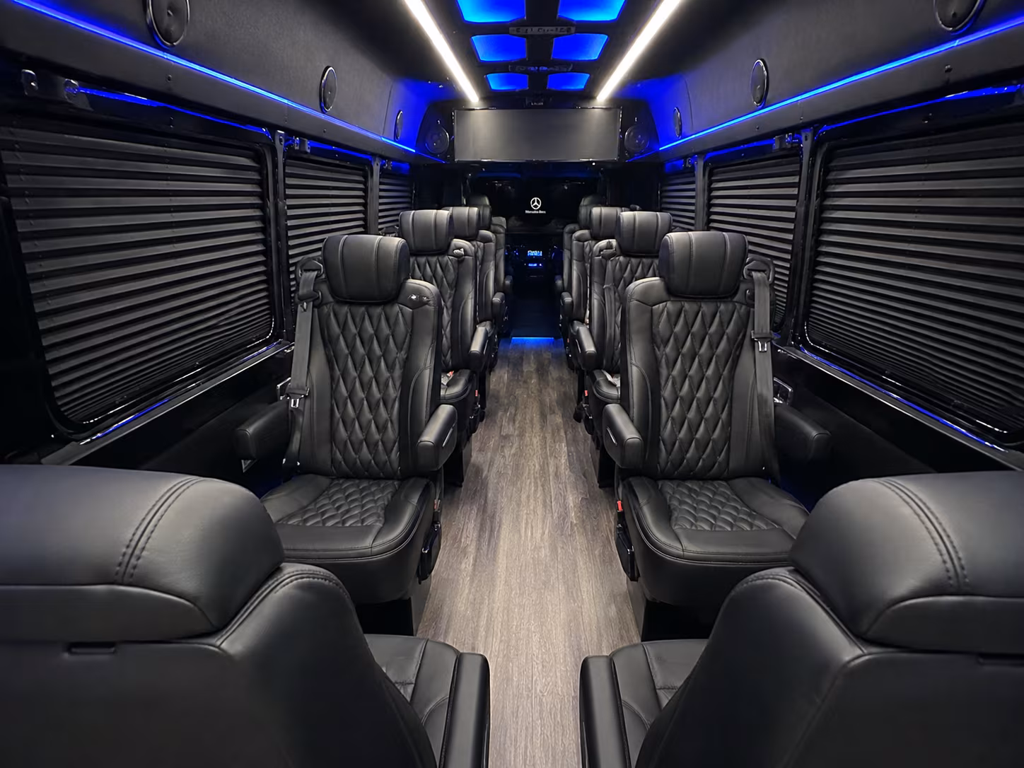 sprinter van transportation for bands groups and vip groups in houston